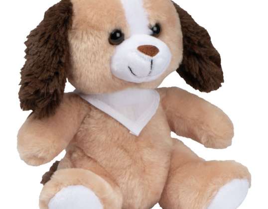 Cuddly dog plush brown: Loyal companion for children and animal lovers