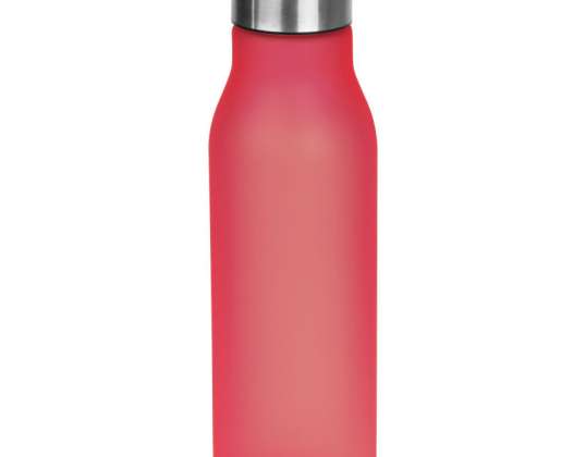 Bright Red Plastic Water Bottle 550ml