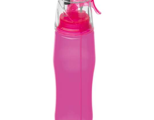 Innovative Sporttrinkflasche mit Spray  500ml  Pink