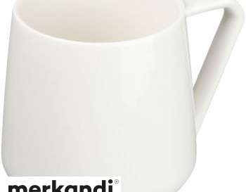 Elegant White Porcelain Mug Classic Design 300ml