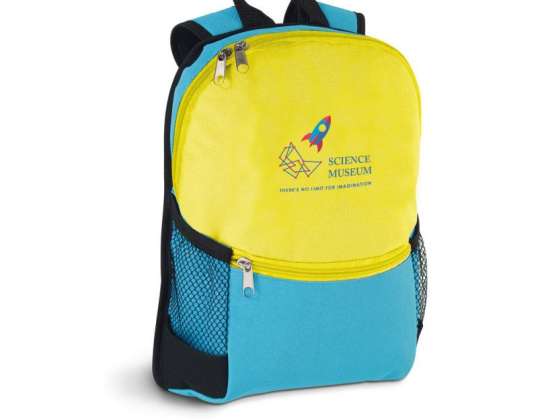 ROCKET children's backpack made of 600D light blue Robust backpack for children