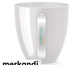 PANTHONY OWN Porcelain cup 450 ml white Stylish & robust cup for coffee & tea