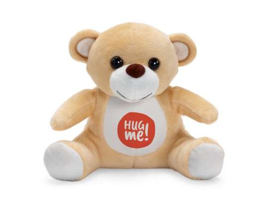 High-quality BEARY plush toy teddy bear: Cuddly toy in soft light brown for children of all ages