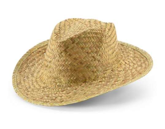 Elegant summer hat made of natural straw Straw hat JEAN for women and men Natural materials