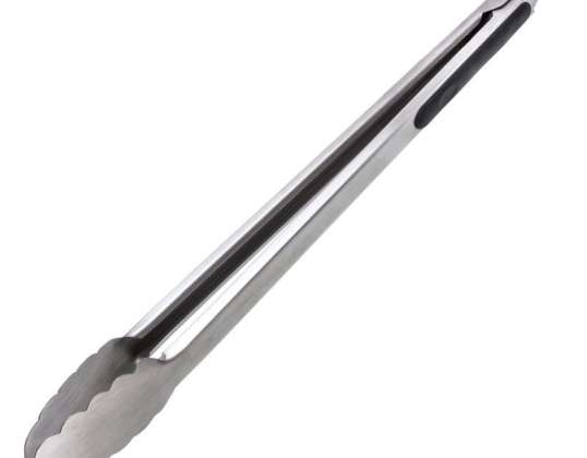 Silver Grill Tongs RE98 ALTEMERA Stainless Steel BBQ Tongs Sturdy Grill Tool