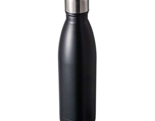 Black Silver Nice Thermal Water Bottle Elegant &amp; Functional