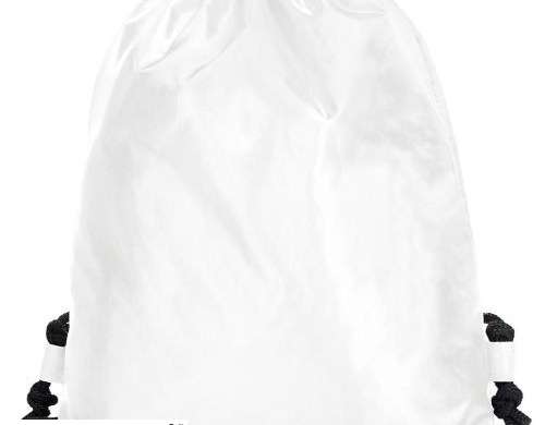 White taffeta backpack SPORT Lightweight and versatile sports backpack