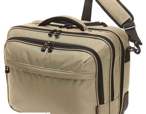 Chariot d’affaires MISSION Professional Office Travel Trolley en beige