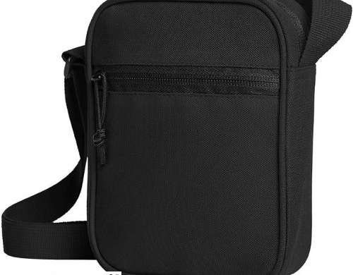 CrossBag FLOW Black Stylish & functional shoulder bag for everyday life & leisure