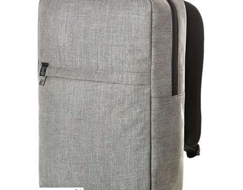 EUROPE Notebook Rucksack   Modern &amp; Funktional   Hellgrau Meliert