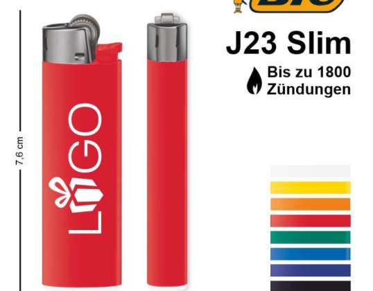 BIC J23 Slim Feuerzeug – Schlankes Design  zuverlässig  langlebig