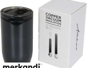 Lagom 380ml Copper Vacuum Insulated Mug Glossy Black