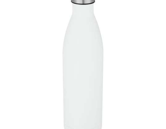 Bouteille en acier inoxydable isolée sous vide Cove 750ml - Bouteille isotherme de voyage blanche