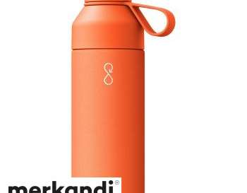 Ocean Bottle 500ml Vacuum Insulated Bottle Sun Orange Sustainable Thermos Bottle