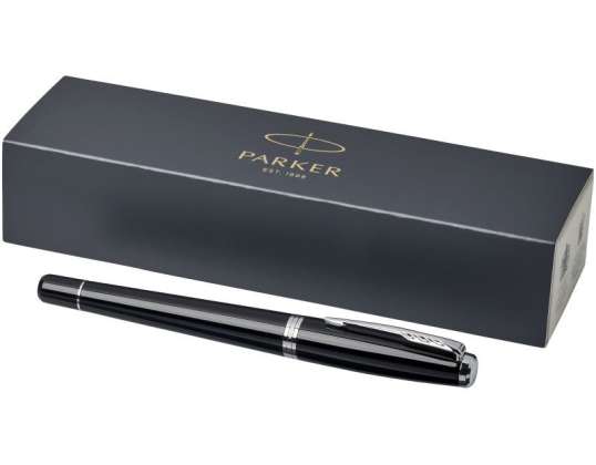 Parker Urban Fountain Pen – Modern in Black & Chrome Blue Ink