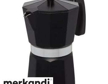 Kone 600 ml Machine à expresso Noir &amp; Argent Elegance