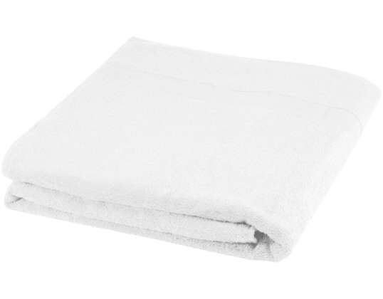 Evelyn 450 g/m² Katoenen Handdoek 100 x 180 cm Wit – Zacht, absorberend en luxueus