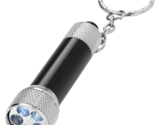 Draco LED Keylight Black/Silver Compact Lighting for Your Keychain