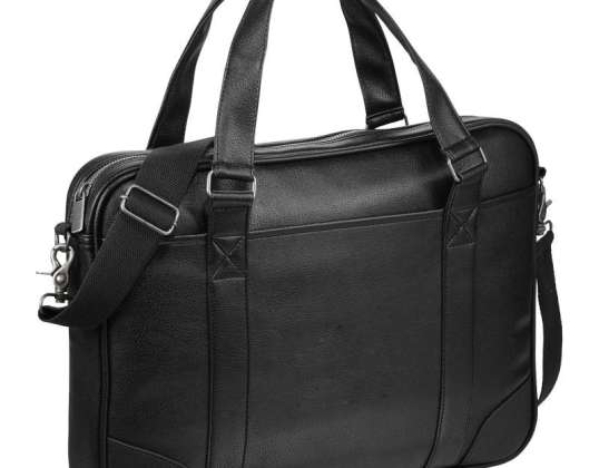 Oxford 15 6'' Slim Laptop Conference Bag 5L in Black Stylish &amp; Practical