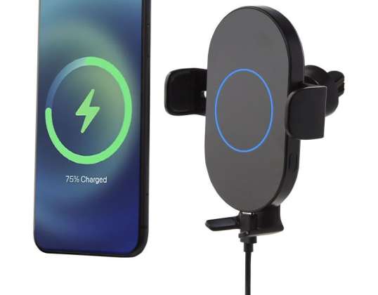 Pilot 15W Automatic Wireless Car Charger in Black