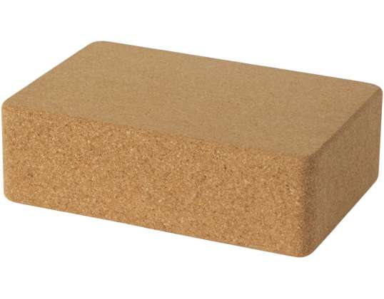 Trikona Cork Yoga Block Naturally Stable &amp; Eco Friendly