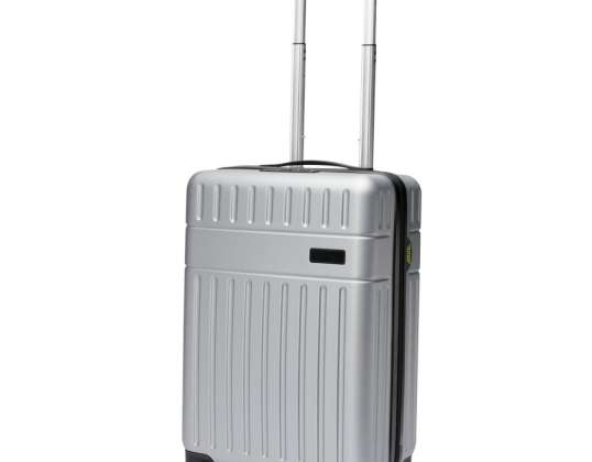 Rover 20 Cabin Trolley GRS Recycled Sustainable Hand Luggage Trolley 40L in Silver