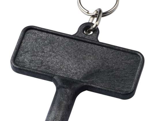 Largo Plastic Radiator Key with Key Fob in Black Practical &amp; Mobile