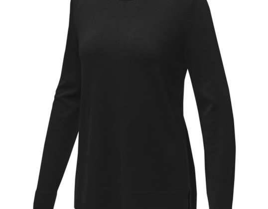 Ladies Sweater Merrit round neck sweater in fashionable design 100 cotton