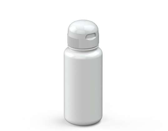 Sports Water Bottle 400ml Pure White Compact