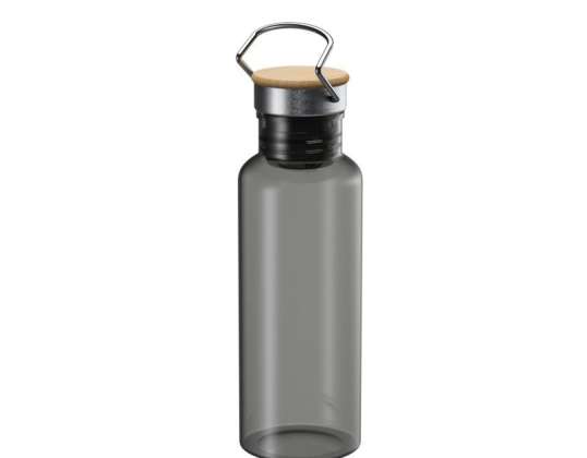 Grey Water Bottle Cascada 0 60 l Lightweight and compact water bottle for sports and leisure