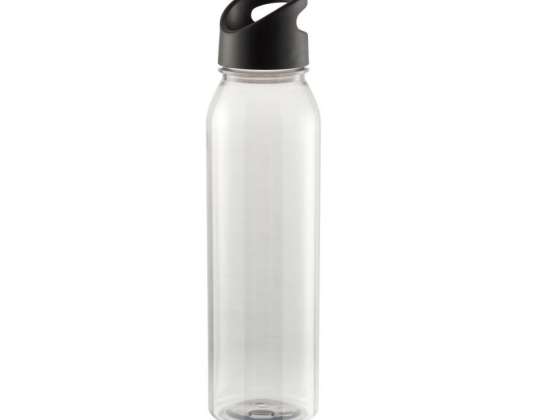 Transparent Water Bottle Active Wave 650 ml Stylish Sports Bottle for Outdoor Activities