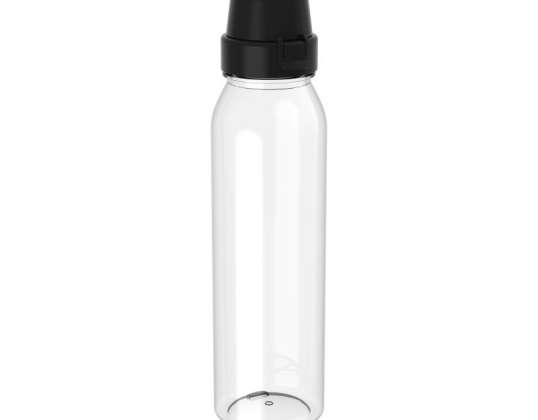 Transparente Trinkflasche Active School  650 ml   Perfekte Wasserflasche für den Schulalltag