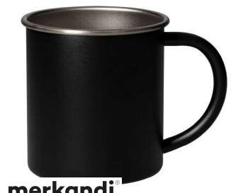 Adventura stainless steel mug 340ml jet black