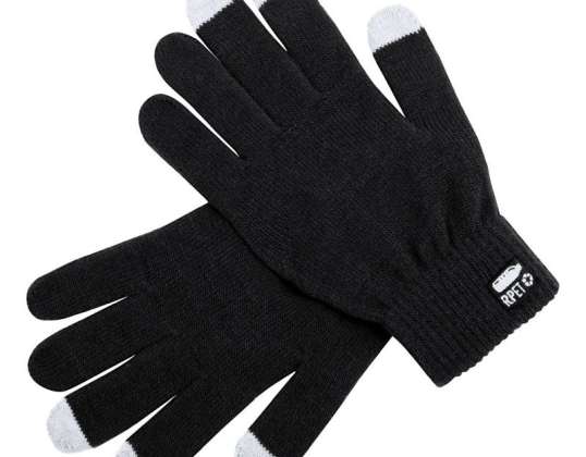 Despil RPET Touch Gloves Black: Environmentally friendly accessories for smartphone operation