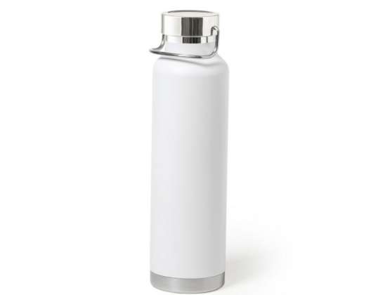 White Staver 650ml Copper Insulated Luxury Thermal Bottle