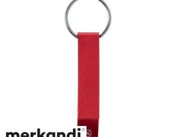 Mixe Recycled Aluminum Bottle Opener in Red – Eco Friendly &amp; Stylish Ideal for Bar 100mm