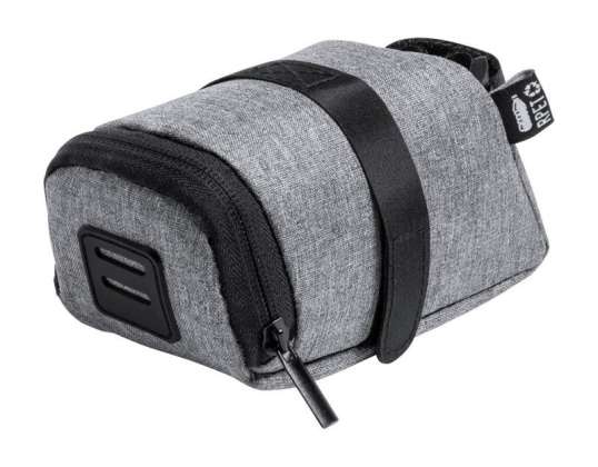 Ritok RPET bicycle saddle bag grey Eco-friendly waterproof saddle bag