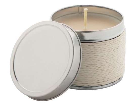 Seductive Shiva scented candle vanilla beige and grey for stylish accents