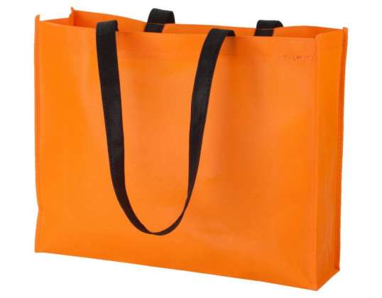 Tucson Two-Tone Tote Bag - Dynamic Orange Black