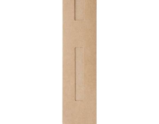 EcoCard Beige Sleeve Recycled Cardboard Holder Sustainable Beige Box for Eco Friendly Storage