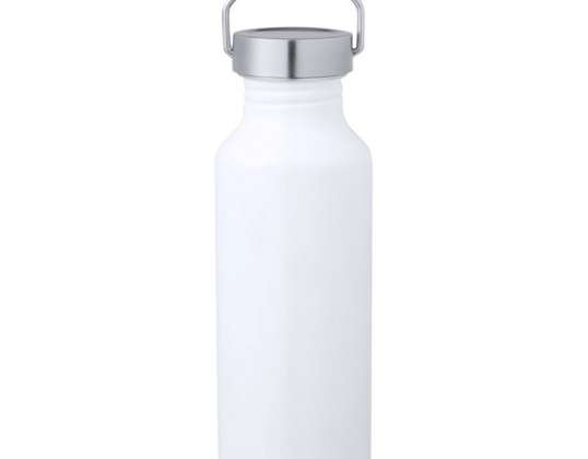 Zandor Sporty Water Bottle 650ml Pure White