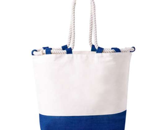 Dark Blue Belesi Beach Bag – Stylish &amp; Spacious