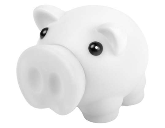 Donax piggy bank white classic ceramic money box