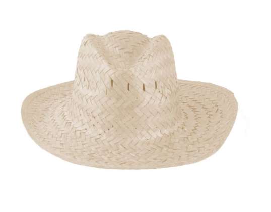 Élégant Lua Chapeau de paille Chapeau beige pour femmes et hommes Accessoire de mode estival