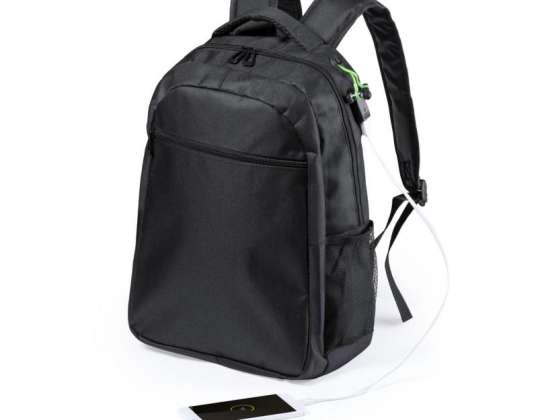 Halnok Backpack in Elegant Black – Robust &amp; Stylish for Everyday Life