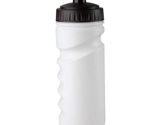 Iskan Sport Water Bottle 500ml Plain White