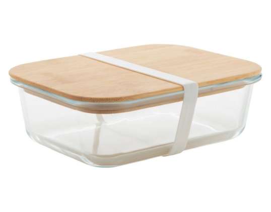 Vittata Glass Lunch Box Transparent Natural Glass Lunch Box Eco-Friendly Food Box