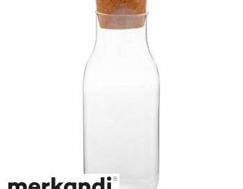 Molokai Water Carafe Transparent Natural Glass Carafe for Stylish Refreshments