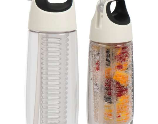 Sóller Tritan Infuser Flacon 700 ml Blanc Léger &amp; Durable