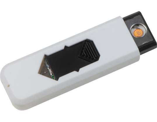 Briquet USB Bebington White Moderne Rechargeable et fiable pour tous les besoins d’éclairage